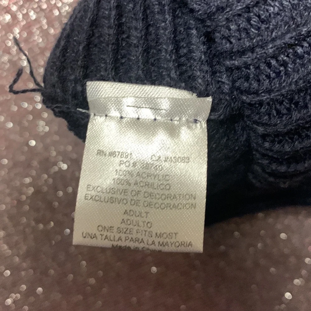 USA Winter Olympic Mittens‎ Navy Cable Knit